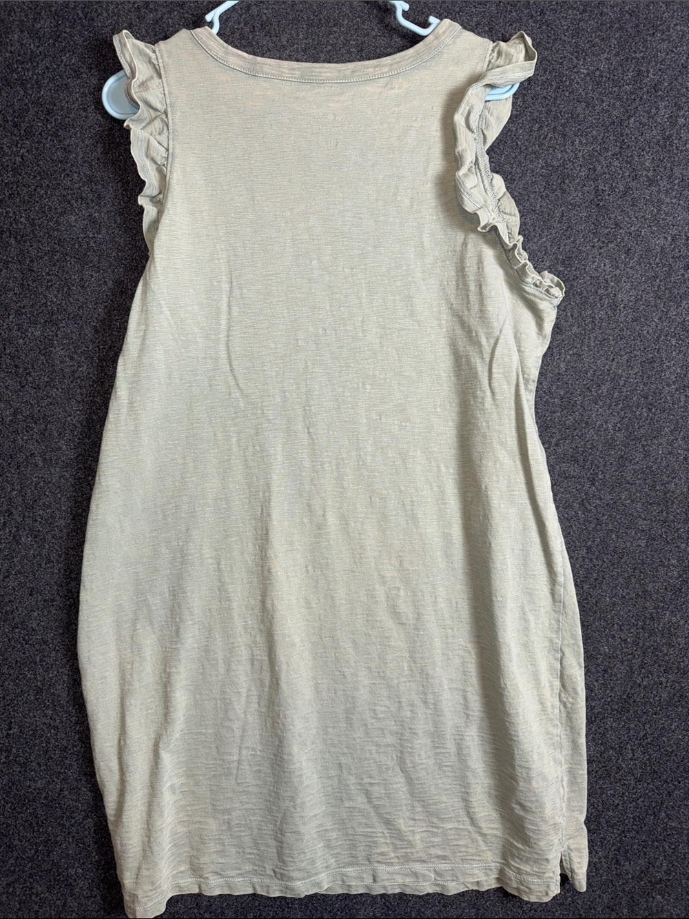 Universal Thread Olive Green Ruffle Sleeve Tank Top - Picture 8 of 8